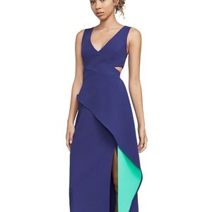 BCBG Riya Peplum Gown